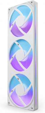 NZXT F360 RGB CORE-fläkt, 3 × 120 mm, vit 