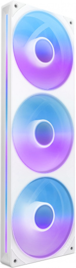 NZXT F360 RGB CORE-fläkt, 3 × 120 mm, vit 