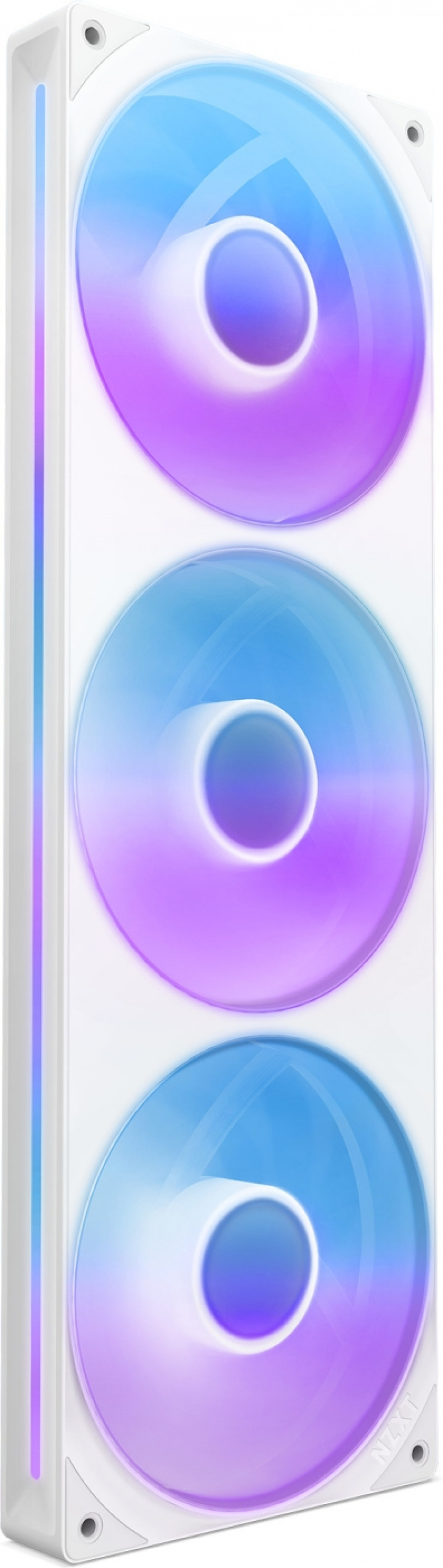 NZXT F360 RGB CORE-fläkt, 3 × 120 mm, vit 