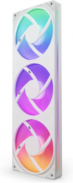 NZXT F360 RGB CORE-fläkt, 3 × 120 mm, vit 