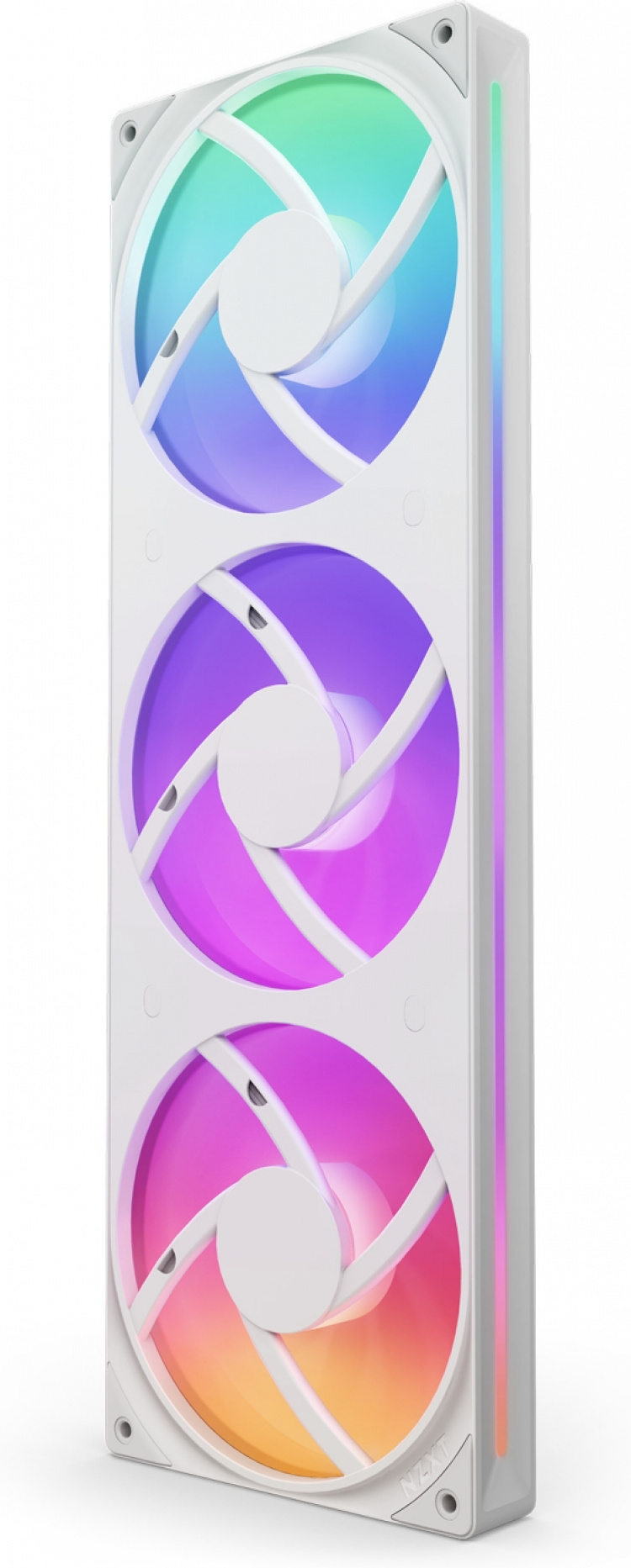 NZXT F360 RGB CORE-fläkt, 3 × 120 mm, vit 