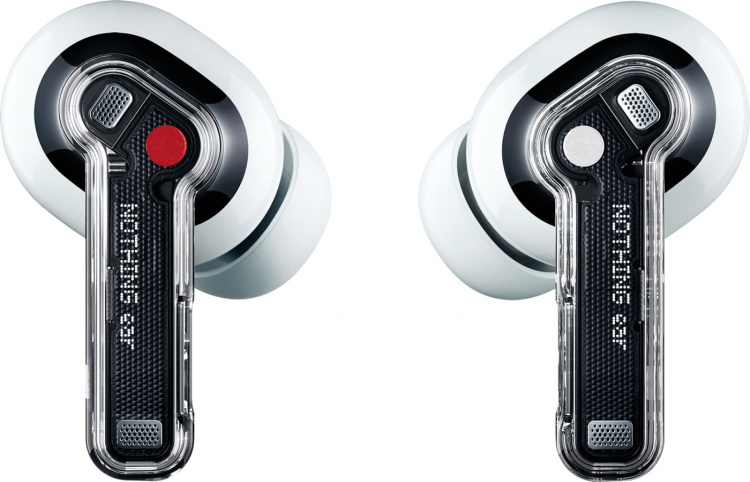 Nothing Ear-öronsnäckor med brusreducering, vita