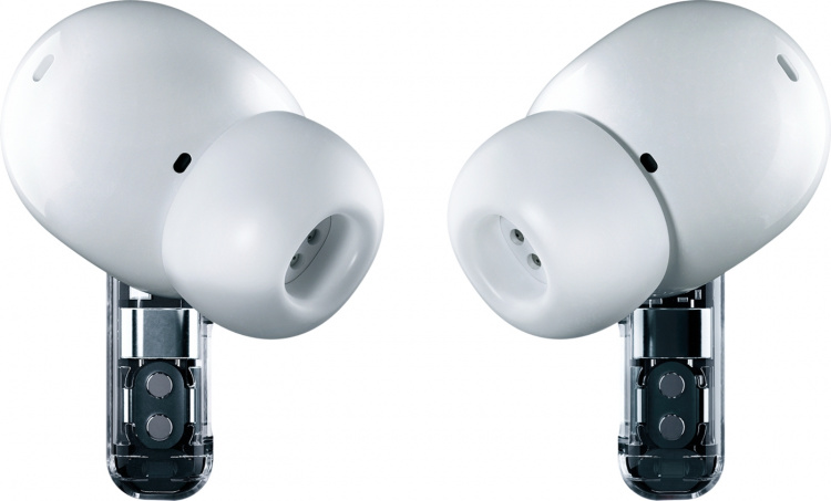 Nothing Ear-öronsnäckor med brusreducering, vita