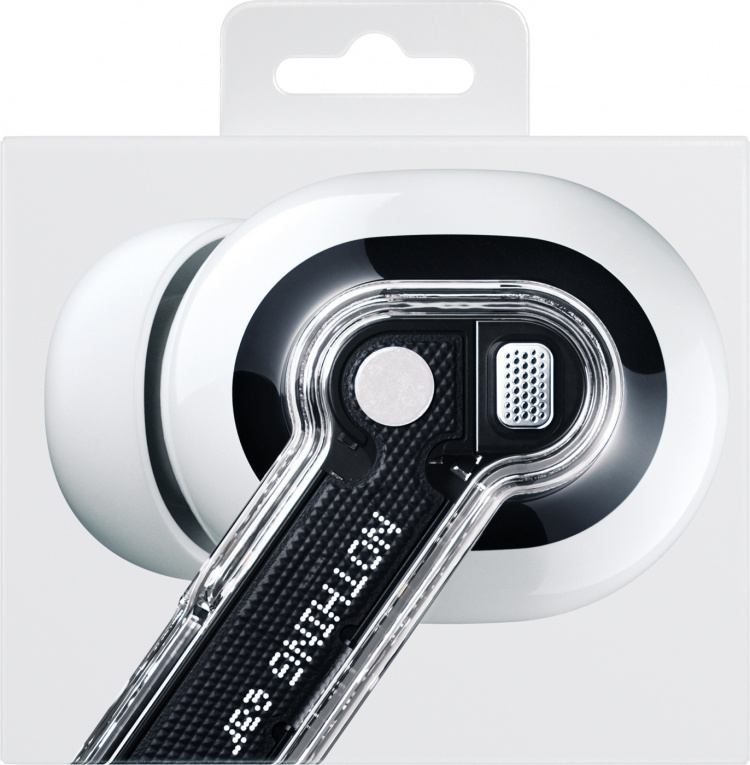 Nothing Ear-öronsnäckor med brusreducering, vita