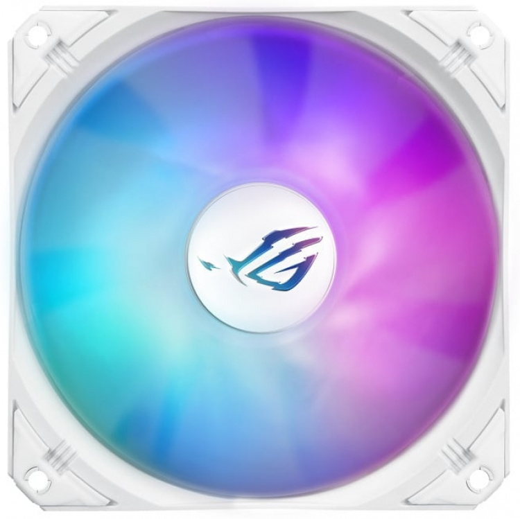 ASUS ROG STRIX LC III 240 ARGB White Edition – vätskekylningssystem, vitt.