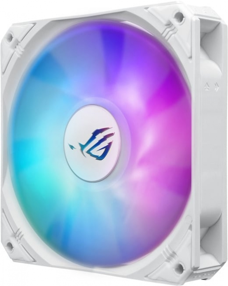 ASUS ROG STRIX LC III 240 ARGB White Edition – vätskekylningssystem, vitt.