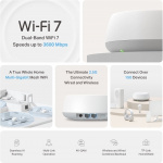 TP-Link Deco BE25 Dual-Band WiFi 7-mesh-system, 3-pack