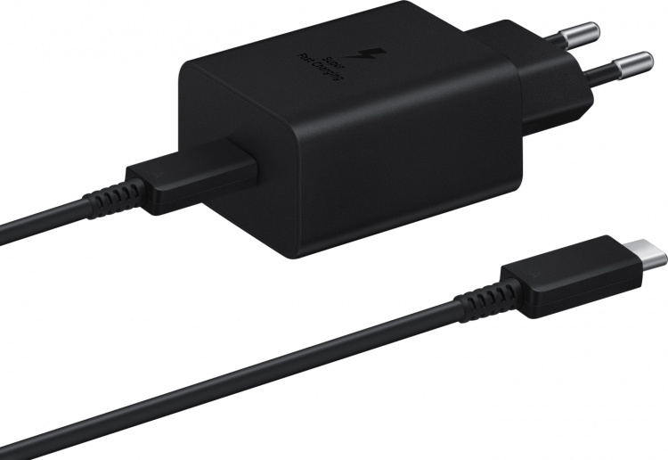 Samsung 45 W snabbladdare med USB-C-kabel, svart