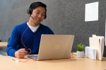 poly Blackwire 8225 – USB-C-stereohörlurar med mikrofon + USB-C-till-A-adapter, Microsoft Teams-certifierad (8X225AA)
