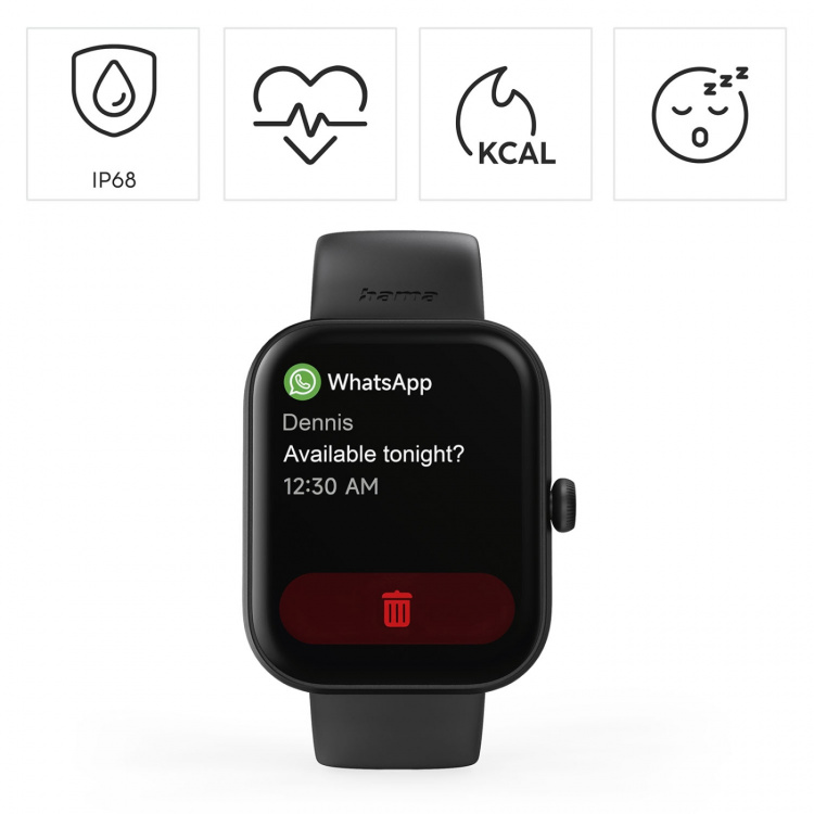 Hama Smartklocka 5000 Svart