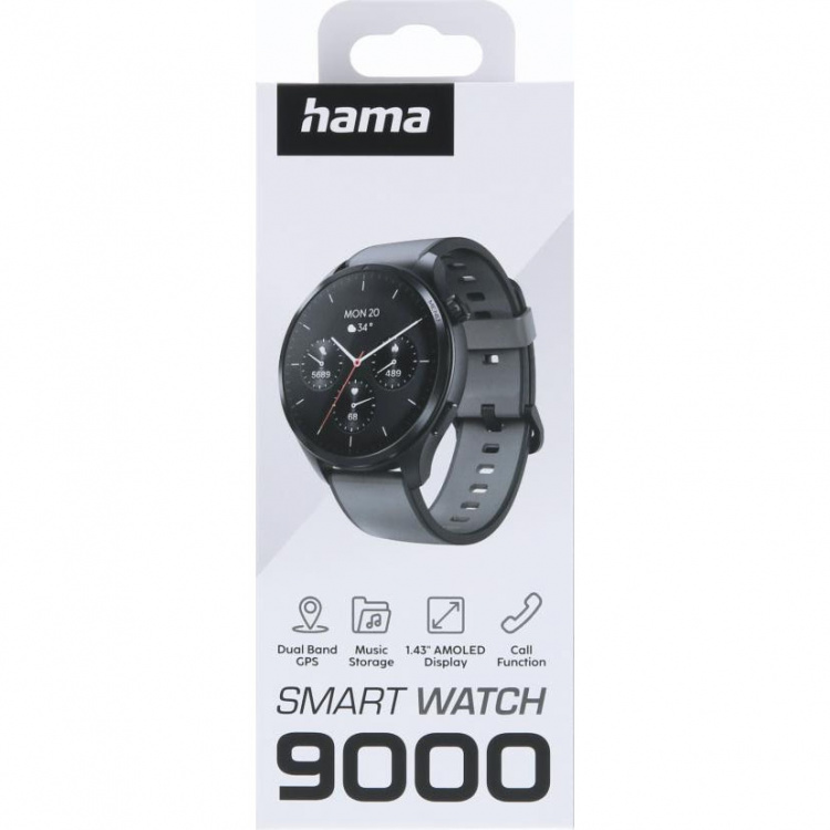 Hama Smartklocka 9000 Antracit