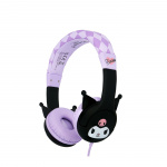 KUROMI Hörlurar Pink Trådbundna On-Ear 85dB med Öron