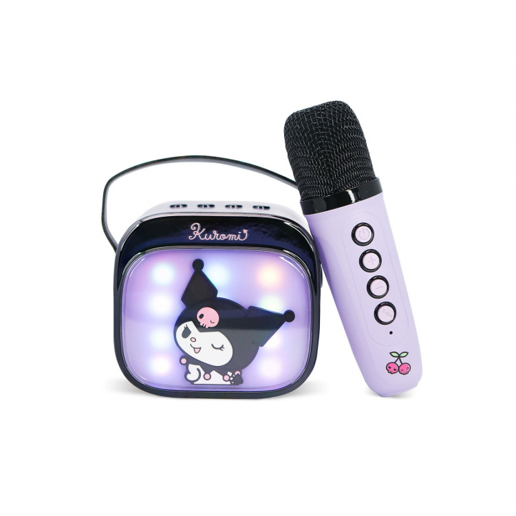 KUROMI Karaokehögtalare Popsing Mikrofon LED