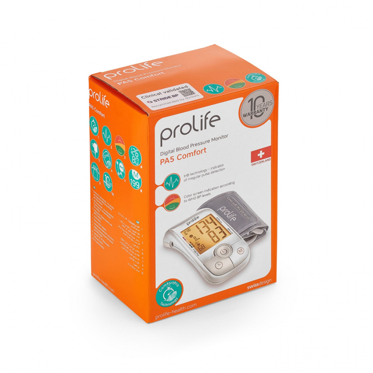PROLIFE Blodtrycksmätare Digital PA5 Comfort