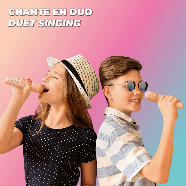 Mobility On Board Högtalar/Karaoke-kit Singy Party Rosa