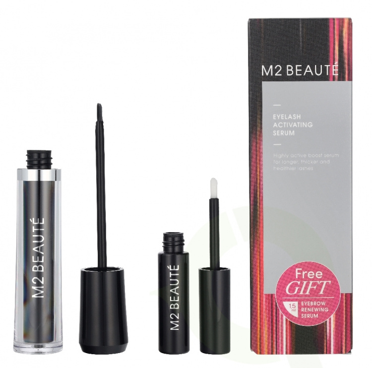 M2 Beaute Icons Of Beauty Set 5.5 ml Eyelash Activating Serum 4 ml/Eyebrow Renewing Serum 1,5ml