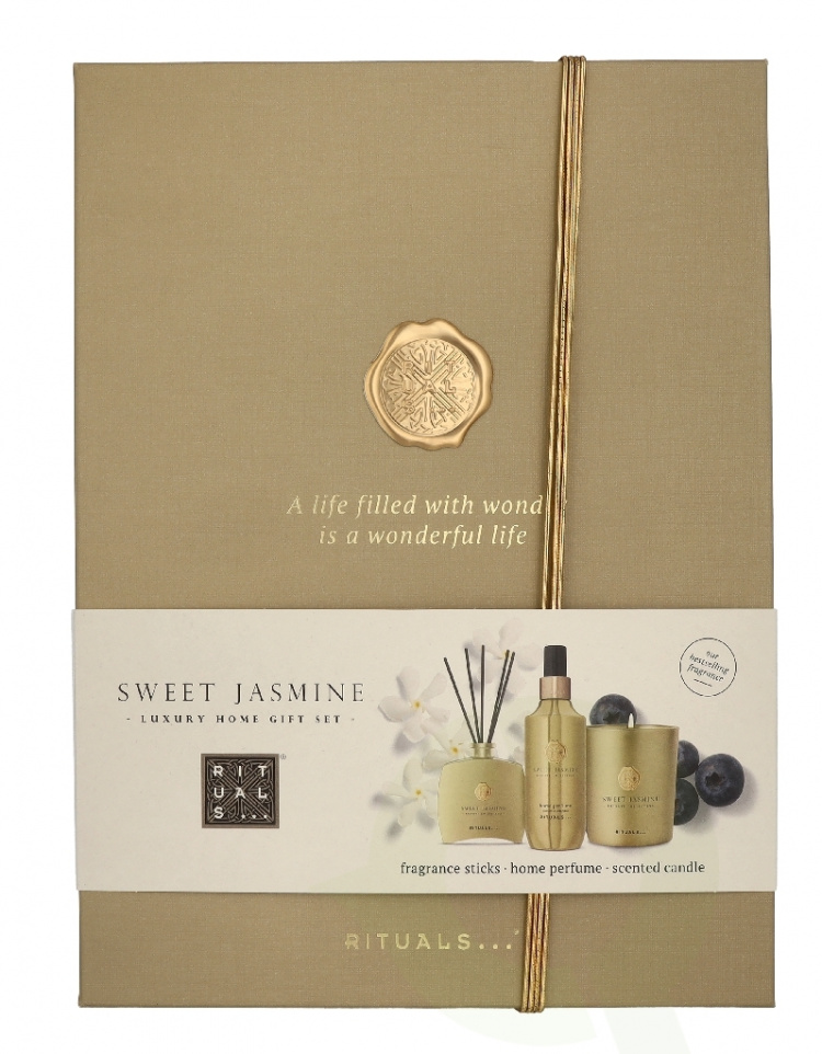 Rituals Private Collection Sweet Jasmine 660 ml Mini Fragrance Sticks/Scented Candle 360g/Mini Fragrance Sticks Bottle 100ml/Home Perfume 200ml