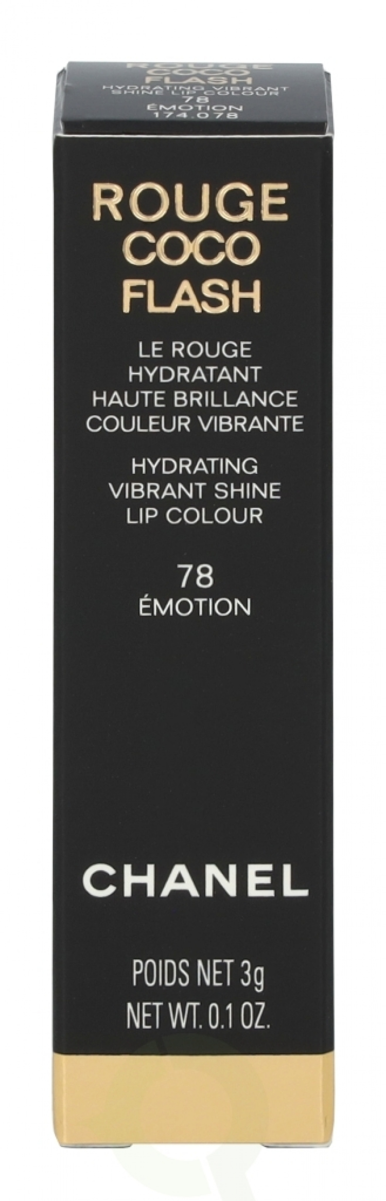 Chanel Rouge Coco Flash Hydrating Vibrant Shine Lip Colour 3 g #78 Emotion