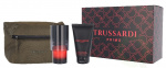 Trussardi Primo Giftset 200 ml Edp Spray 100ml Box/Shampoo & Shower Gel 100ml/Beauty Bag