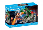 Playmobil Heroes: Hero Battle Against Giant Lizard (71831)