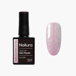 Nailura Gelpolish 337 – Pärlemorsrosa glitter – 10 ml