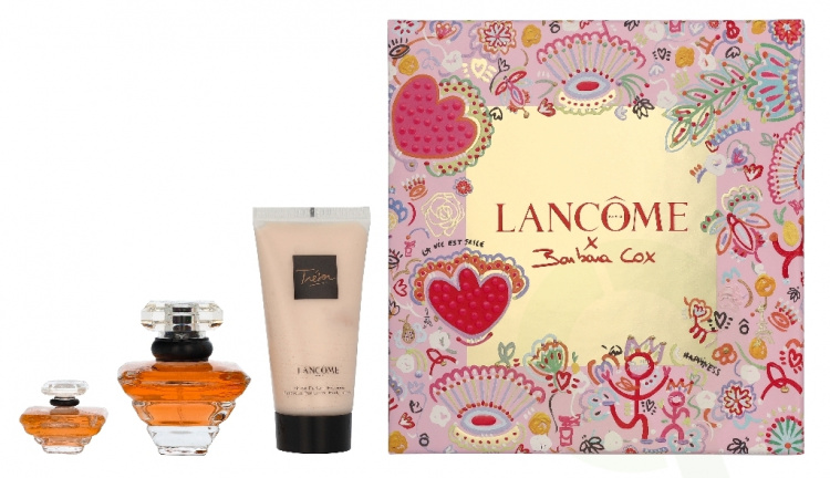 Lancome Tresor Giftset 87.5 ml Edp Spray 30ml/Body Lotion 50ml/Edp Spray 7.5ml