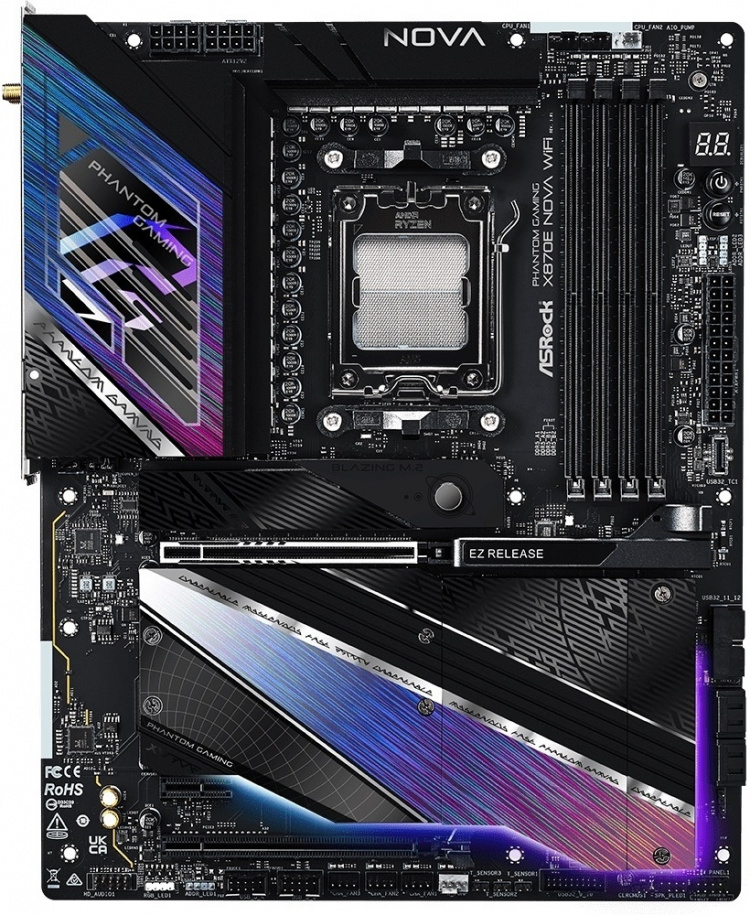 ASRock X870E Nova WIFI ATX-moderkort