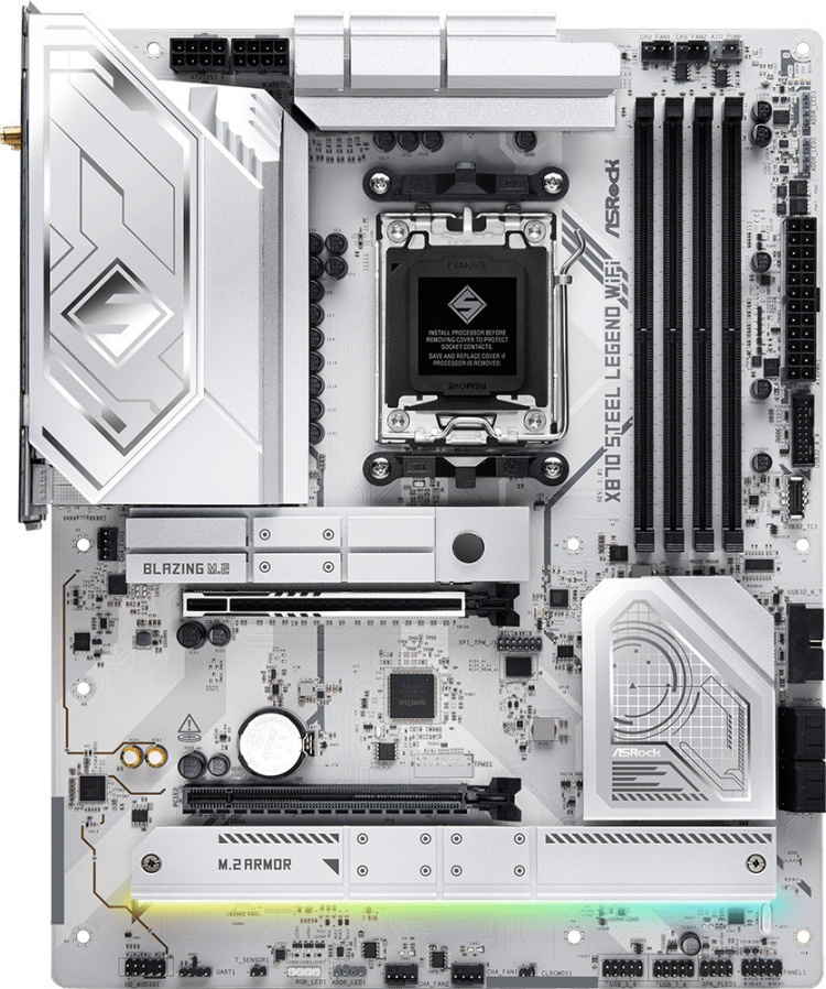 ASRock X870 Steel Legend WIFI ATX-moderkort