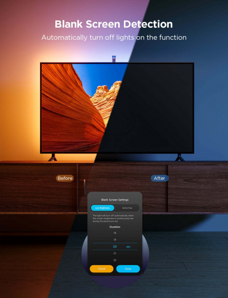 Govee TV Backlight 3 Lite – LED-ljusslinga för TV-apparater