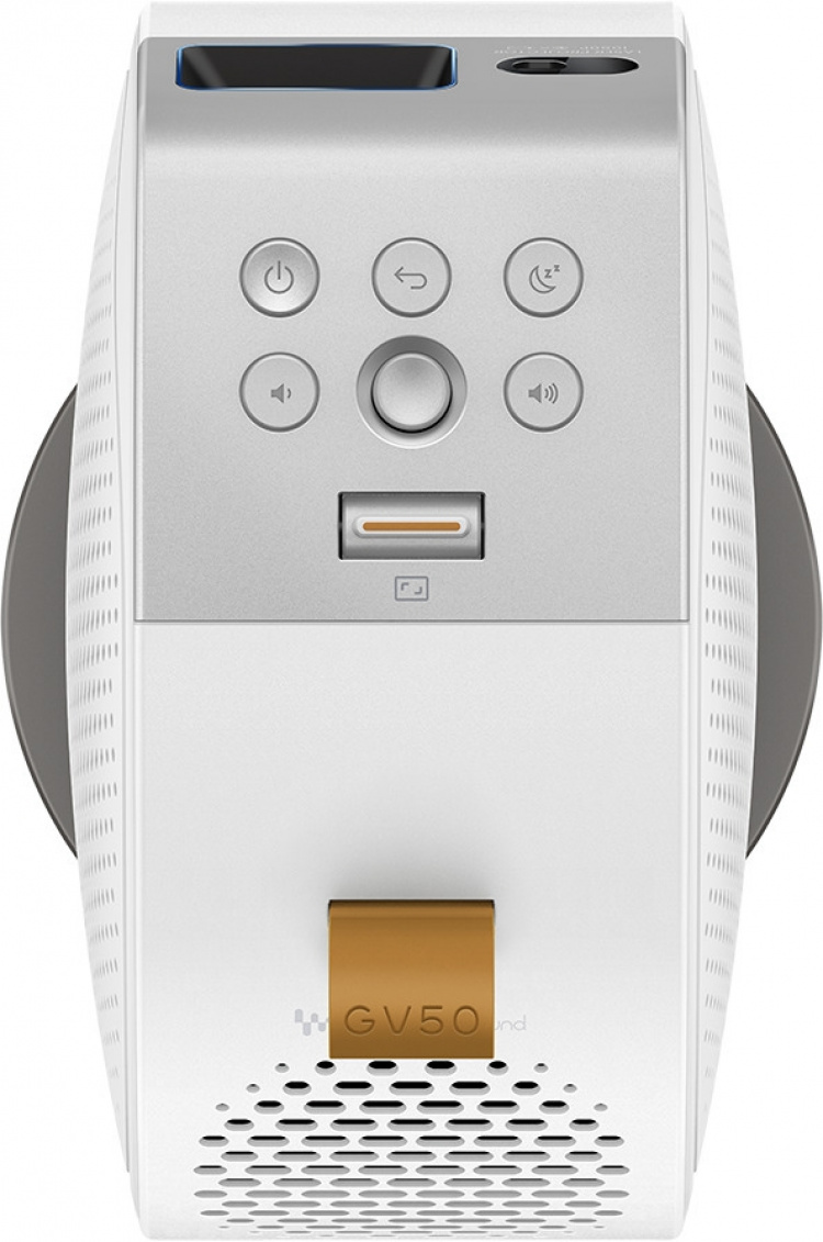 BenQ GV50 1080p bärbar laserprojektor, vit