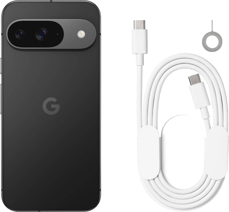 Google Pixel 9 5G-telefon, 128/12 GB, Obsidian