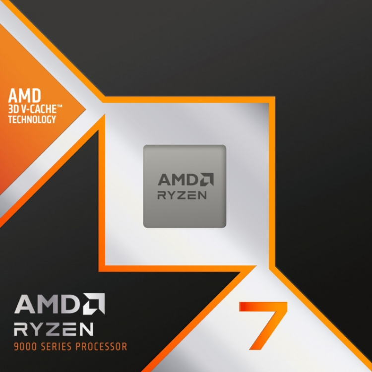 AMD Ryzen 7 9800X3D-processor för AM5-sockel