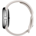 Google Pixel Watch 3 WiFi-smartklocka, 41 mm, Porcelain / Polished Silver