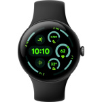 Google Pixel Watch 3 LTE-smartklocka, 45 mm, Obsidian / Matte Black