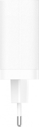 OnePlus SUPERVOOC 120 W nätadapter med dubbla portar, vit.