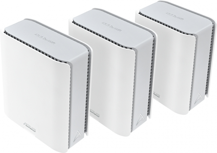 ASUS ZenWiFi BT10 Tri-band WiFi 7 Mesh-system, 3-pack, vitt