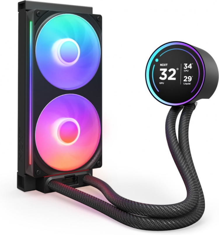 NZXT Kraken Elite RGB 240 (2024) – vätskekylningssystem, svart