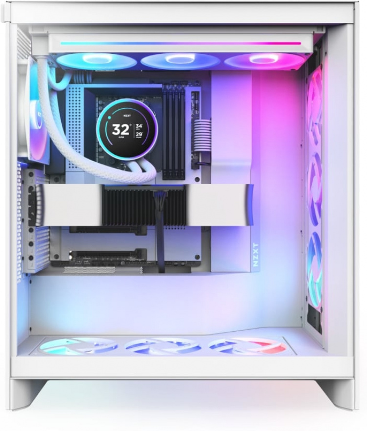 NZXT Kraken Elite RGB 360 (2024) – vätskekylningssystem, vitt