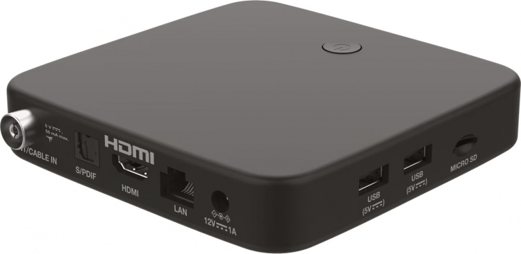 Strong SRT423 4K + DVB-T2/C Wi-Fi 4K Android TV-mediaspelare/digitalbox