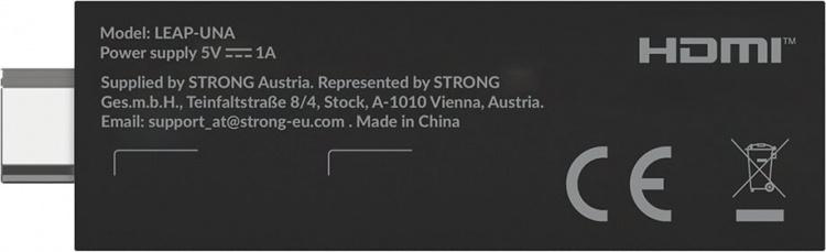 Strong LEAP-UNA Wi-Fi 2K Android TV-mediaspelare