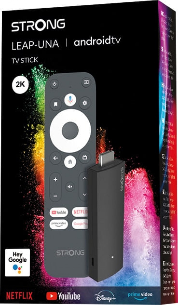 Strong LEAP-UNA Wi-Fi 2K Android TV-mediaspelare