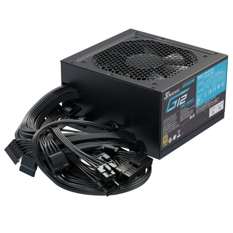 Seasonic G12 GC-650 ATX-nätaggregat, 650 W (2024)