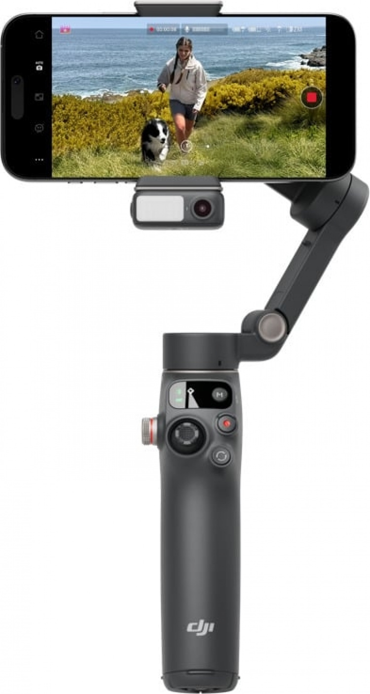 DJI Osmo Mobile 7P gimbal för mobiltelefon, svart