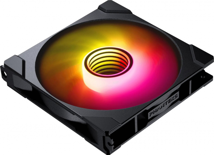 Phanteks M25 Gen2 140 mm PWM DRGB Reverse-fläkt, svart