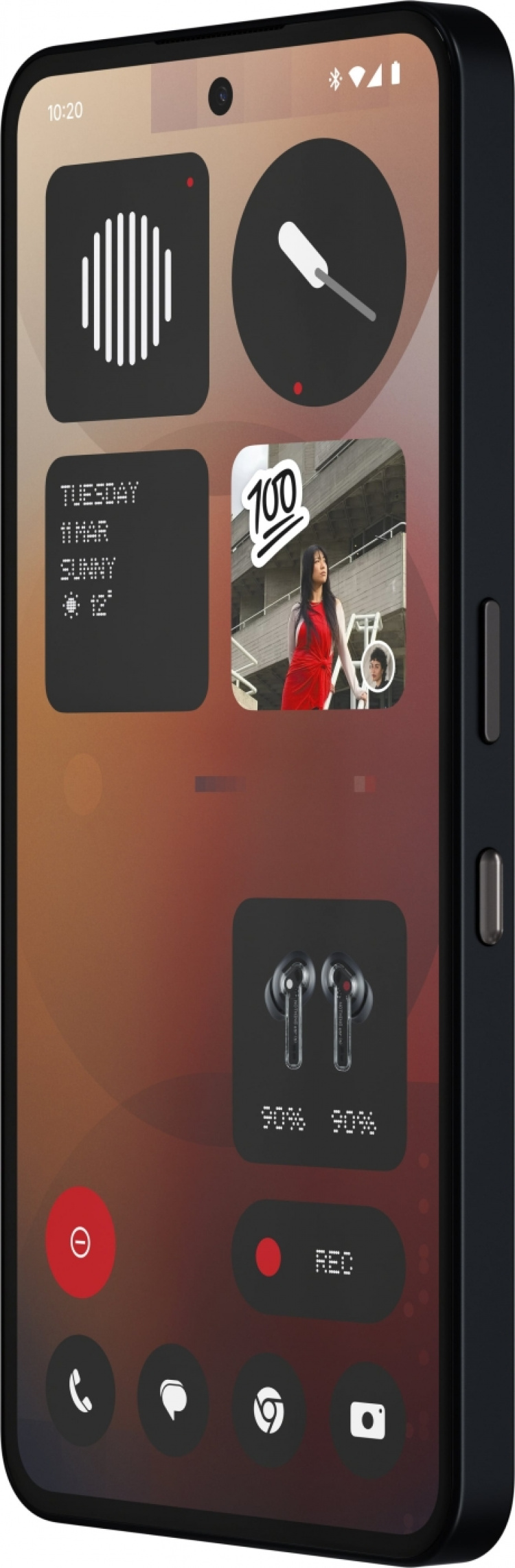 Nothing Phone (3a), 256/12 GB, svart