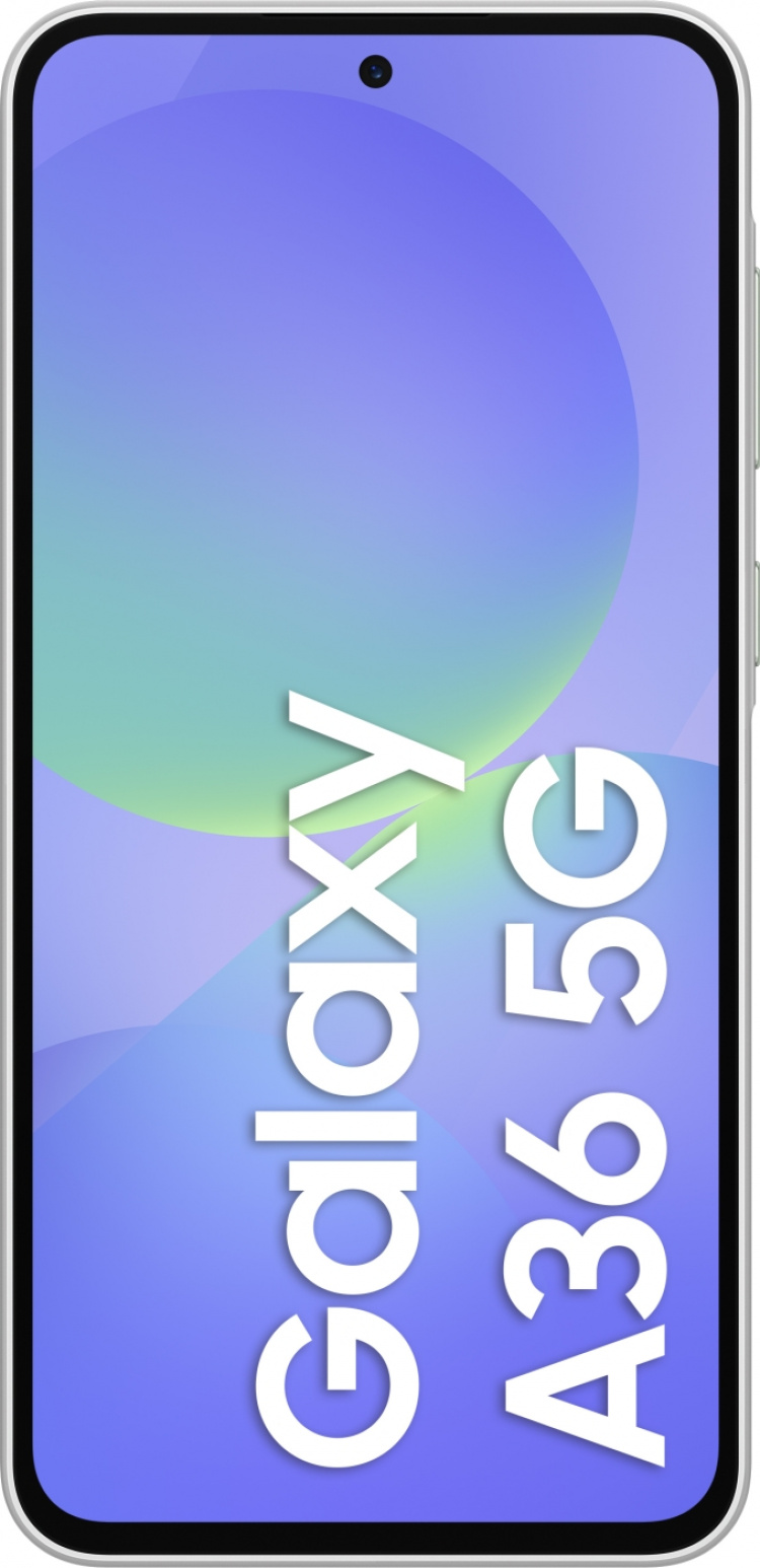 Samsung Galaxy A36 5G-telefon, 128/6 GB, vit