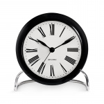 Arne Jacobsen Clocks Arne Jacobsen – Bordsklocka med romerska siffror – Ø11 cm – Vit & svart