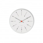 Arne Jacobsen Clocks Arne Jacobsen – Bankers väggklocka – Ø29 cm – Vit