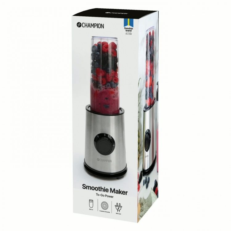 Champion Smoothie Maker Power 600W 800ml SM400 Rostfritt stål