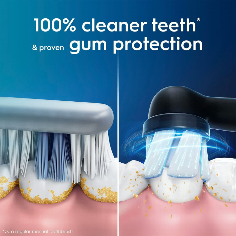 Oral B Borsthuvud iO White Clean Black